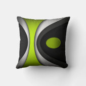 モダンの抽象芸術のスタイルの枕 クッション (裏面)