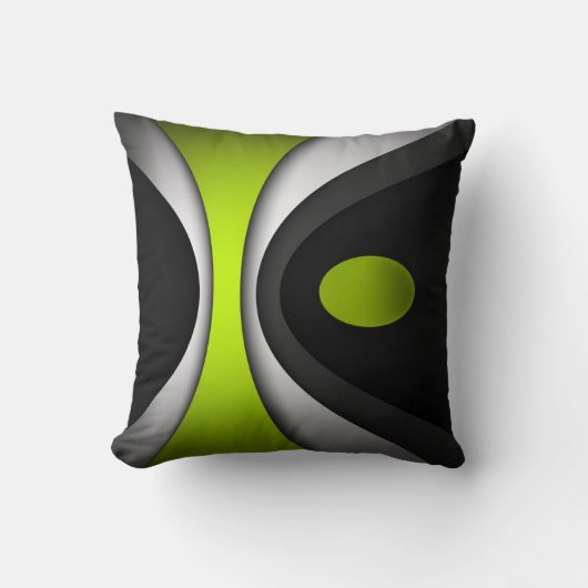 モダンの抽象芸術のスタイルの枕 クッション (正面)