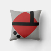 モダンの抽象芸術のスタイルの枕 クッション (裏面)