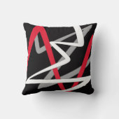 モダンの抽象芸術のスタイルの枕 クッション (裏面)