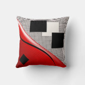 モダンの抽象芸術のスタイルの枕 クッション (裏面)