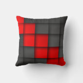 モダンの抽象芸術のスタイルの枕 クッション (裏面)