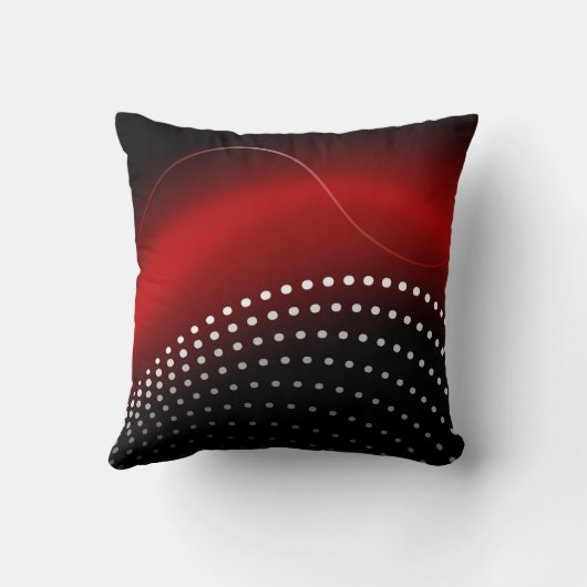 モダンの抽象芸術のスタイルの枕 クッション (裏面)