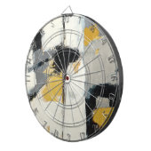 モダンの抽象芸術 ダーツボード (正面右)