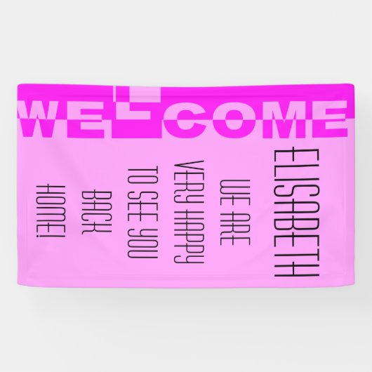 モダンの歓迎された旗 + あなたのbackgr。 及びアイディア 横断幕 (横)