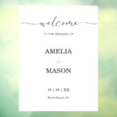 モダンの結婚ウィンドウの鏡の固定デカール ウィンドウサイン (シート3)