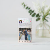 モダンの結婚オーガナイザー銀インスタグラム 名刺