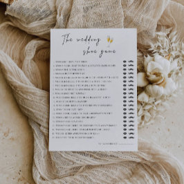 モダンの結婚シューゲームテンプレート 招待状