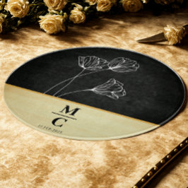 モダンの結婚パーソナライズされた婚約カップル名 カッティングボード