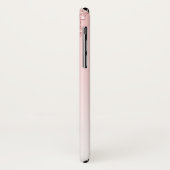 モダンの結婚ピンクのグリッター Case-Mate iPhoneケース (裏面/左)