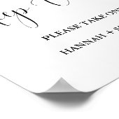 モダンの結婚ファンにサインしよう ポスター (角)