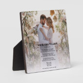 モダンの結婚写真の歌詞プラーク フォトプラーク (正面)