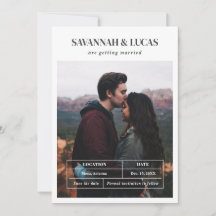 モダンの結婚写真日付の保存