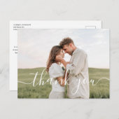 モダンの結婚写真 ポストカード (正面/裏面)