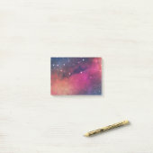 モダンの結婚夜星の空銀河系星座 ポストイット (デスク上)