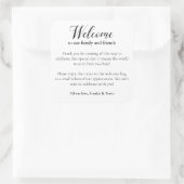 モダンの結婚歓迎抱き枕 スクエアシール (バッグ)