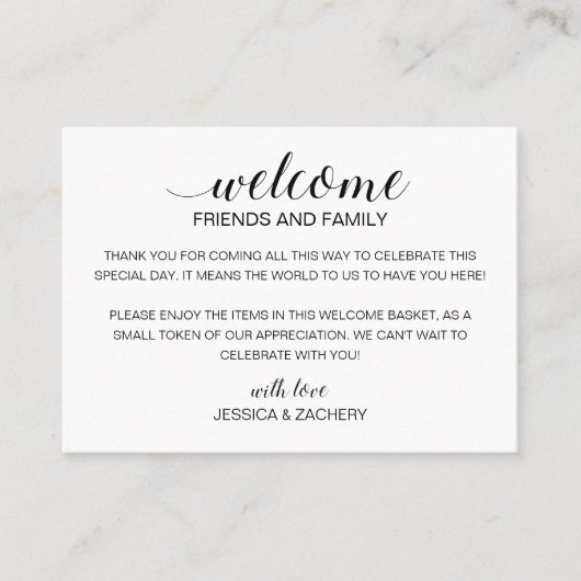 モダンの結婚歓迎抱き枕 プレイスカード (正面)