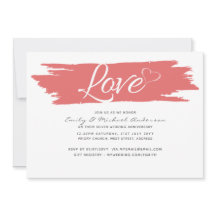 モダンの結婚記念日招待状 – 任意のマイルストーン