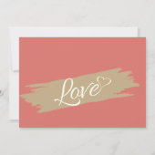 モダンの結婚記念日招待状 – 任意のマイルストーン 招待状 (裏面)