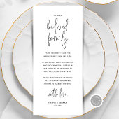 モダンの結婚配置設定サンキューカード プログラム