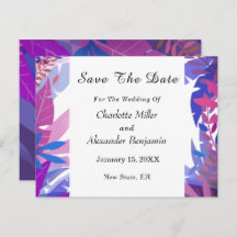 モダンの結婚青いフローラ水色