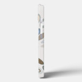 モダンの芸術的な抽象的なデジタル蝶カッコいい Case-Mate iPhoneケース (裏面 / 左)