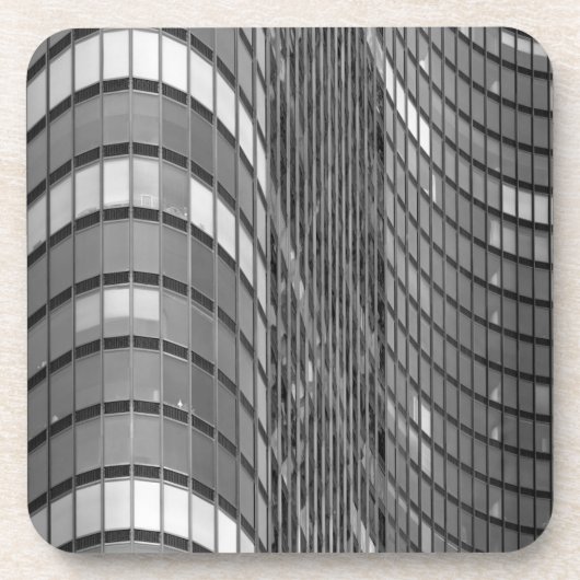 モダンの鋼鉄およびガラスカーテン・ウォール コースター (正面)