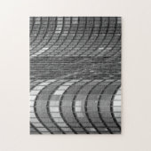 モダンの鋼鉄およびガラスカーテン・ウォール ジグソーパズル (縦)