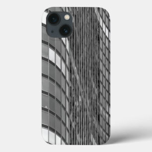 モダンの鋼鉄およびガラスカーテン・ウォール iPhone 13ケース