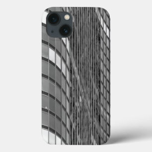 モダンの鋼鉄およびガラスカーテン・ウォール iPhone 13ケース