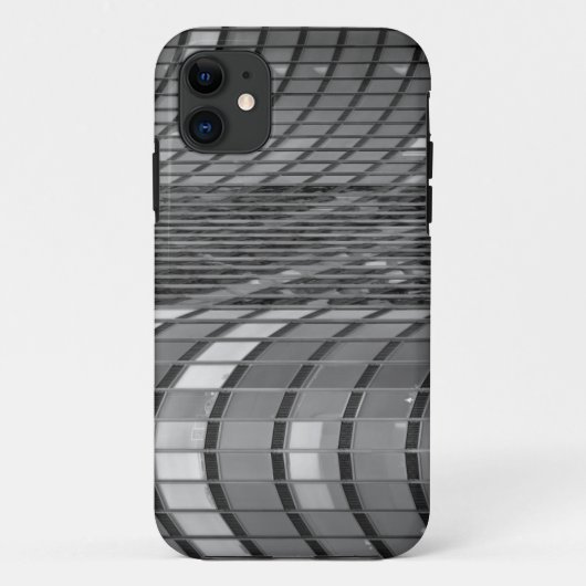 モダンの鋼鉄およびガラスカーテン・ウォール Case-Mate iPhoneケース (裏面)