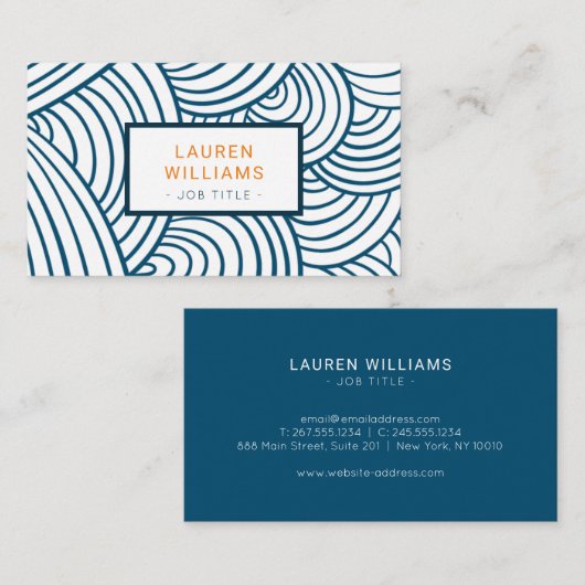 モダンはかりで測 名刺 (正面/裏面)