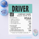 モダンはっきりしたインストラクター広告 チラシ (シングル)