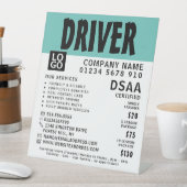 モダンはっきりしたインストラクター広告 台座サイン (インサイチュ)