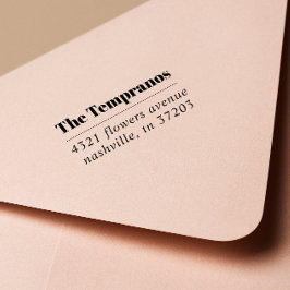 モダンはっきりしたエレガント結婚名 セルフインキングスタンプ