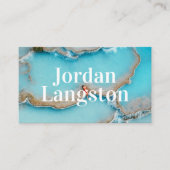 モダンはっきりしたカッコいいタイポグラフィ 名刺 (正面)