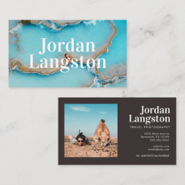 モダンはっきりしたカッコいいタイポグラフィ 名刺