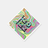 モダンはっきりしたカラフル卒業クラス スタンダードカクテルナプキン (角)