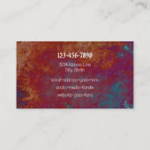 モダンはっきりしたクリエイティブ 名刺 (裏面)