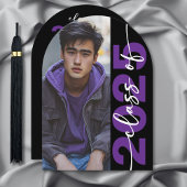 モダンはっきりしたタイポグラフィアーチ予測の発表 招待状