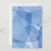 モダンはっきりしたタイポグラフィ写真の日付の保存 案内状 (裏面)