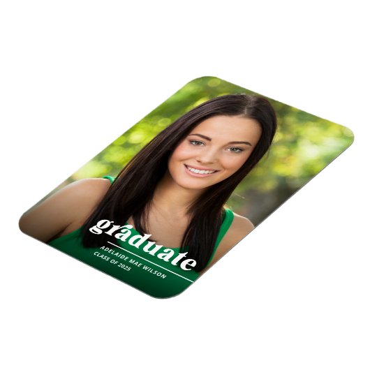 モダンはっきりしたタイポグラフィ写真研究発表 マグネット (左側)