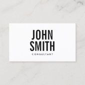 モダンはっきりしたタイポグラフィ平野 名刺 (正面)