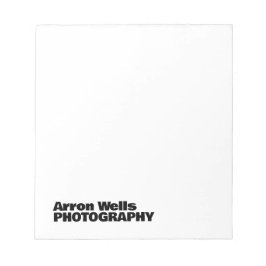 モダンはっきりしたタイポグラフィ ノートパッド