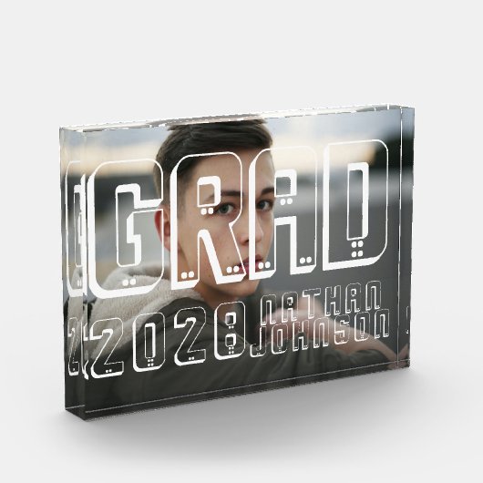 モダンはっきりしたタイポグラフィ フォトブロック (左)