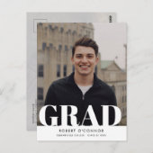 モダンはっきりしたタイポグラフィ ポストカード (正面/裏面)