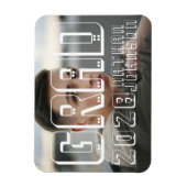 モダンはっきりしたタイポグラフィ マグネット (縦)