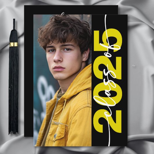 モダンはっきりしたタイポグラフィ 招待状