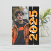 モダンはっきりしたタイポグラフィ 招待状 (スタンド正面)