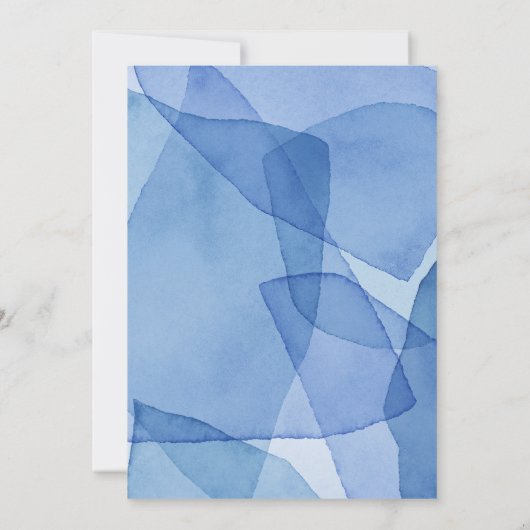 モダンはっきりしたタイポグラフィ 案内状 (裏面)